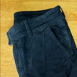 Women's American Eagle- boot cut black/dark grey corduroy, Jeans